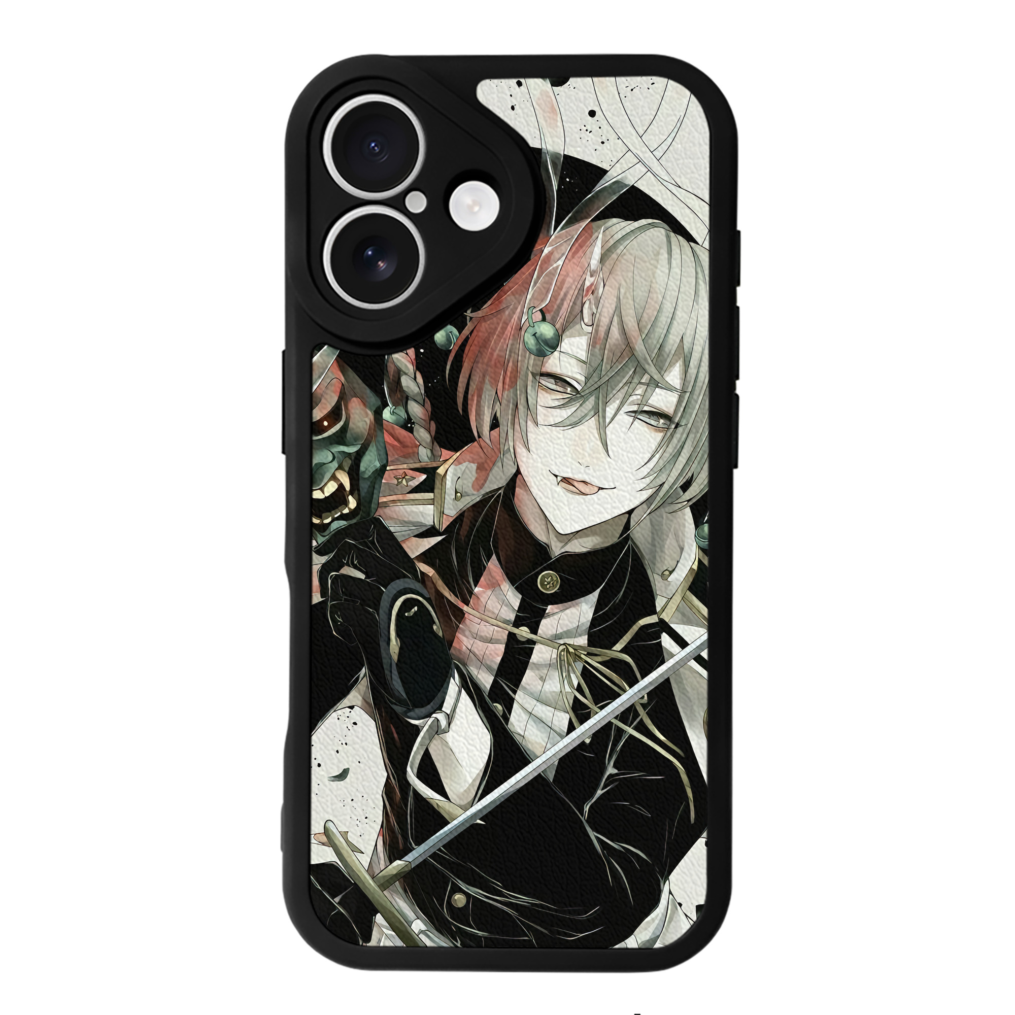 （画像用） 刀剣乱舞 Touken Ranbu 【iPhone 16シリーズ対応】シリコンスマホケース（レザー調） 材質：シリコン